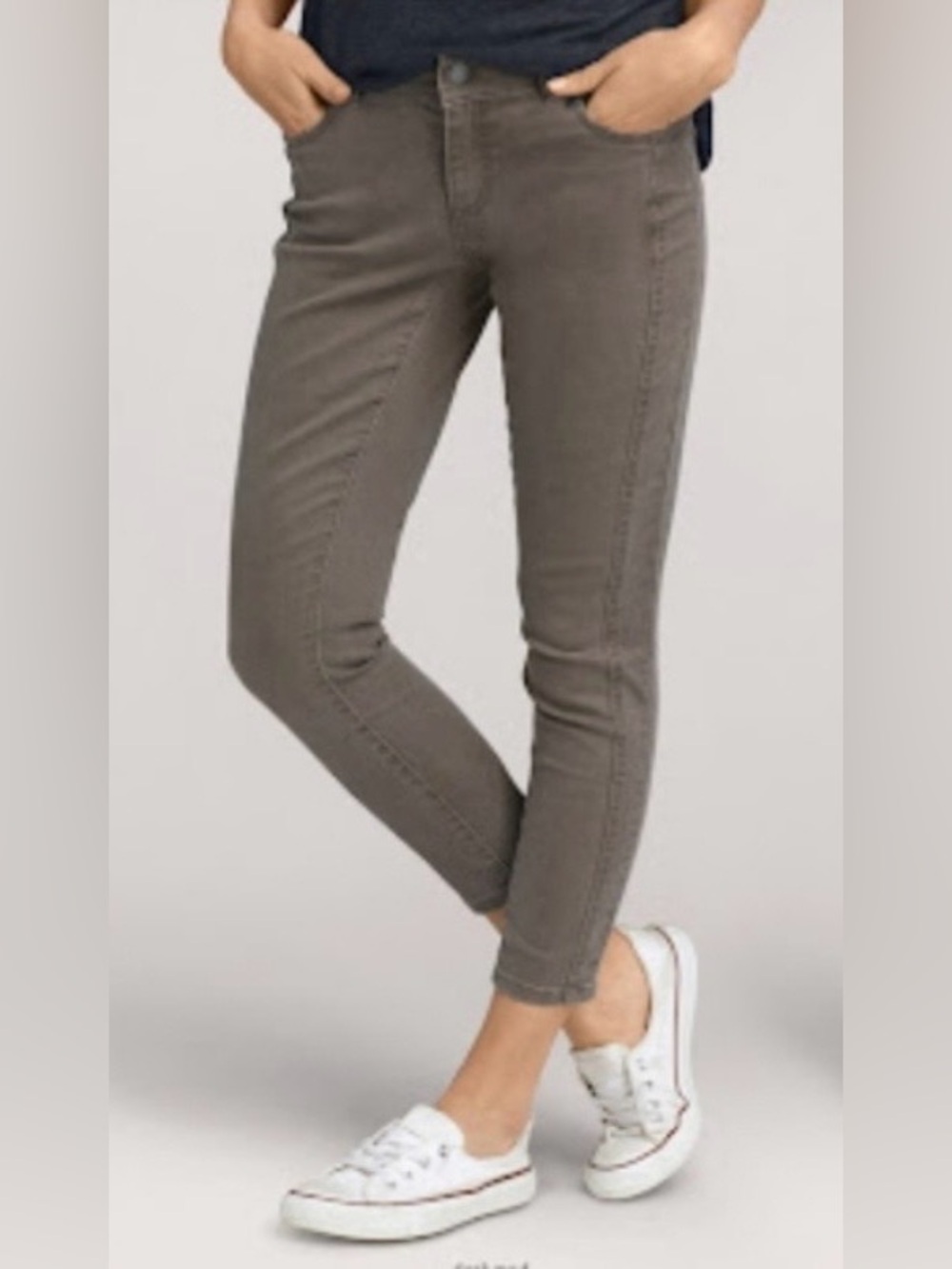 Prana Women's Green Carlotta Slim Fit Mid-Rise Stretch Cropped Pants Size 8/29